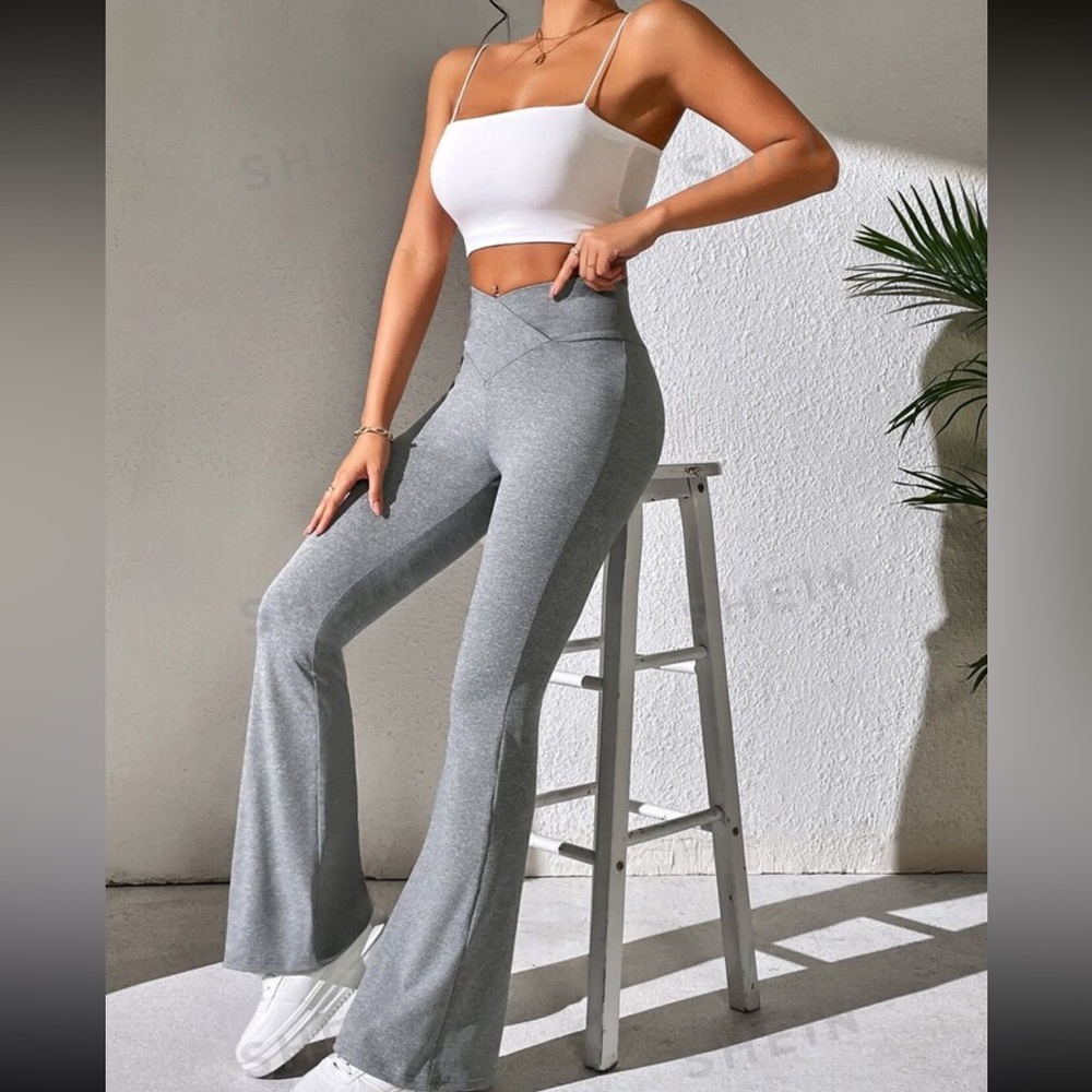 PETITE XXS (0) ,GREY , Flare Leggings